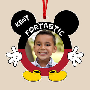 Cute Kid Custom Photo Custom Age Ornament, Gift For Grandchildren 02QHQN171123 - Ornament - GoDuckee