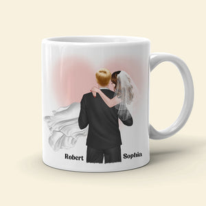 Marriage A Relationship Where One Is Always Right-Gift For Couples-Personalized Coffee Mug- Wedding Gifts - Coffee Mug - GoDuckee