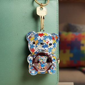 Mama Bear Autism Keychain - Personalized Gifts For Mom 02tgta050226 - Keychains - GoDuckee