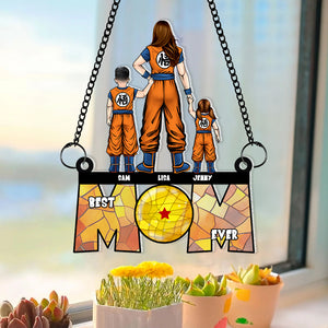 Personalized Gifts For Mom Suncatcher Window Hanging Ornament 03OHMH240424HH Mother's Day - Ornaments - GoDuckee