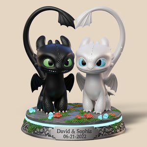 Fantasy Creature Acrylic Plaque - Personalized Gifts for Couple 01toqn240625 - Shaped Plaques - GoDuckee