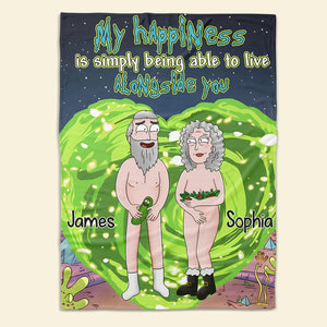 Personalized Gifts For Couple Blanket, Funny Old Couple 03dgdc200724hg - Blanket - GoDuckee
