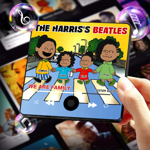 Personalized Gifts For Family Music Fridge Magnet Family Holding Hand 02XQDT281225HH - Fridge Magnet - GoDuckee