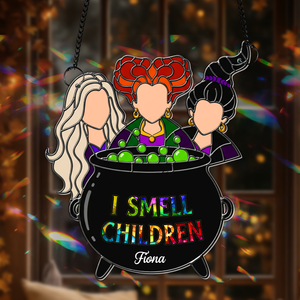 Enchanted Witches Trio Suncatcher - Personalized Christmas Gifts For Witch Lovers 02PGLU050825 - Ornament - GoDuckee