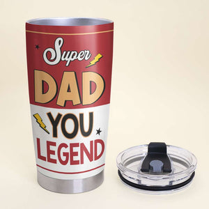 Super Legend Dad 03HUHN050523TM Personalized Family Tumbler - Tumbler Cup - GoDuckee