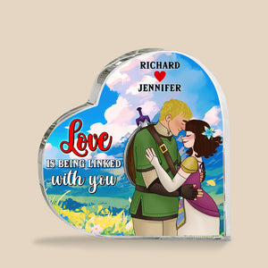 Personalized Gifts For Couple Heart Plaque 01toqn101224hg - Shaped Plaques - GoDuckee