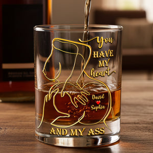 Spicy Love Round Glass - Personalized Gift For Couples 03NALU021225 - Glass - GoDuckee