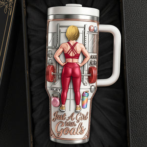 Fitness Queen 40oz Tumbler - Personalized Gifts For Girls 04NATA110326 - Tumbler Cup - GoDuckee
