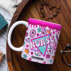 Gift For Nurse, Personalized Nurse Daily Routine Coffee Mug - Coffee Mug - GoDuckee