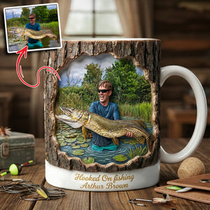Fishing Coffee Mug Custom Photo Gifts For Fishing Lovers 03HULU311225 - Coffee Mug - GoDuckee