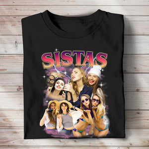 Personalized Gifts For Friend T-shirt Bootleg Style Custom Photo 01XQMH090724 - Shirts - GoDuckee
