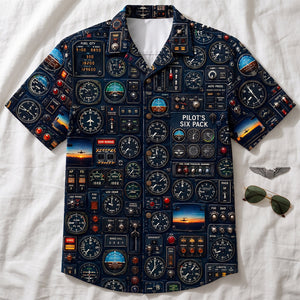 Six Packs of Pilots Hawaiian Shirt - Personalized Gifts For Pilots 02hutn170726 - Hawaiian Shirts - GoDuckee
