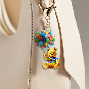 Autism Kid Keychain - Gift For Autism Awareness 03QHLU250325 - Keychains - GoDuckee