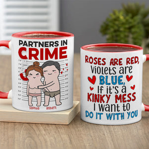 If It's A Kinky Mess I Want To Do It With You-Gift For Couple-Personalized Coffee Mug- Funny Couple Mug - Coffee Mug - GoDuckee