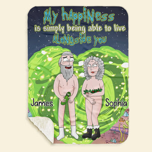 Personalized Gifts For Couple Blanket, Funny Old Couple 03dgdc200724hg - Blanket - GoDuckee