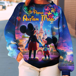 Personalized Gifts For Autism Mom 3D Shirt, Dreamy Landscapes In Magical World 03TGLU100325 - AOP Products - GoDuckee