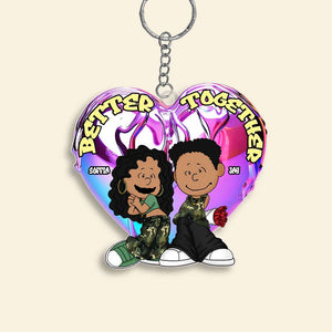 Personalized Gifts For y2k Couple Keychain 012OHMH301224HG - Keychains - GoDuckee