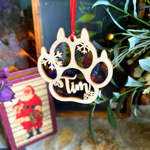 Gift For Cat Lover, Personalized Suncatcher Ornament, Memorial Gift, Gift For Christmas TT - Ornament - GoDuckee
