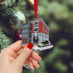 Ghost Firehouse Acrylic Custom Shape Ornament Collection, Christmas Gift 04QHTN201123 - Ornament - GoDuckee