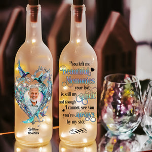 Personalized Memorial Custom Photo Gifts Bottle Lamp, You're Always By My Side 03TGLU240225 - Bottle Lamp - GoDuckee