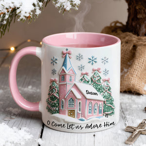 Conquette Love With God Mug, Personalized For Christian Girls 03qhdt111125 - Coffee Mug - GoDuckee