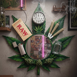 Leaf Glow Chill Mirror - Personalized Gifts 03hyta100226 - Mirror - GoDuckee