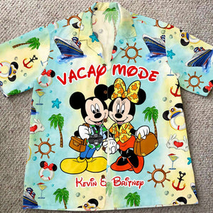 Personalized Gifts For Couple Hawaiian Shirt Cruising Vacation Couple 07QHDT170224 - Hawaiian Shirts - GoDuckee