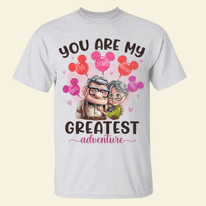 You Are My Greatest Adventure- Personalized Shirt-Gift For Couple- Old Couple Shirt-05dnqn080423 - Shirts - GoDuckee