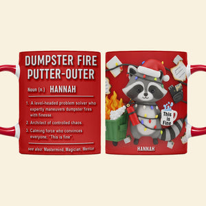 Funny Raccoon Office Coffee Mug – Personalized Gifts For Coworker 06naqn131125 - Coffee Mug - GoDuckee