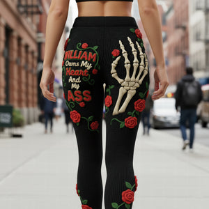 Naughty Skeleton Hands Leggings - Personalized Gifts For Her 04naqn041225 - Shorts and Pants - GoDuckee