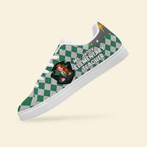 Best Teacher, Personalized Casual Shoes, Gifts For Teacher, 04htpo280723tm - Shoes - GoDuckee