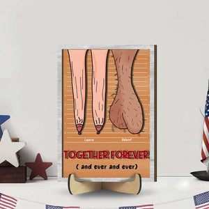 Personalized Gifts For Couple Wood Sign Together Forever - Wood Signs - GoDuckee