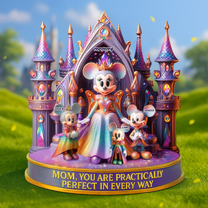 Personalized Gifts For Mom Acrylic Plaque, Practically Perfect In Every Way 03TGPU100425 - Shaped Plaques - GoDuckee