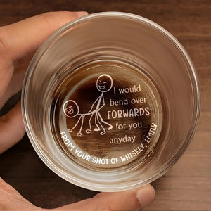 Personalized Gifts For Couple Engraved Whiskey Glass 01NAMH040624 - Drinkware - GoDuckee