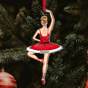 Personalized Gifts For Ballet Dancer Christmas Ornament 06acqn111124 - Ornament - GoDuckee