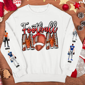 Gift For Mom, Personalized Football-Playing Kids Shirt, American Football - AOP Products - GoDuckee