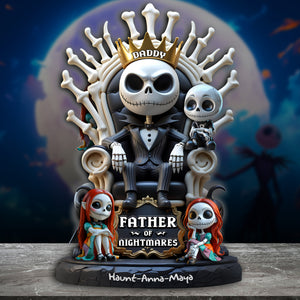 Father Of Nightmares Acrylic Plaque - Personalized Gift For Father 01NALU240425 - Shaped Plaques - GoDuckee