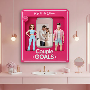 Couple Goals Shaped Mirror - Personalized Gifts For Couples 01OHLU280725 - Mirror - GoDuckee