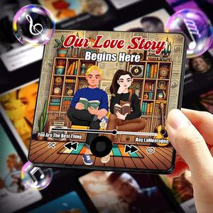 Personalized Gifts For Couple Fridge Magnet 03TGDT030125PA - Fridge Magnet - GoDuckee