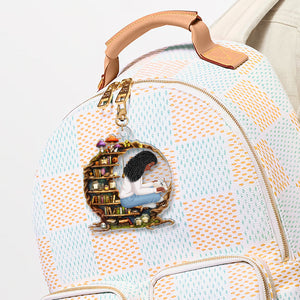 Personalized Gifts For Girl Book Lovers Keychain 02NAMH280225HG - Keychains - GoDuckee