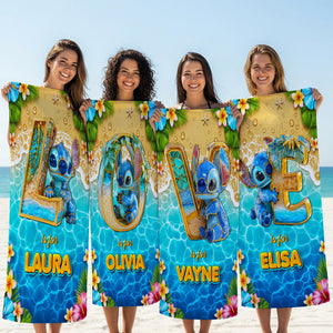 Holiday Beach Towel Personalized Gifts For Friends 03TGDT110725 - Beach Towel - GoDuckee