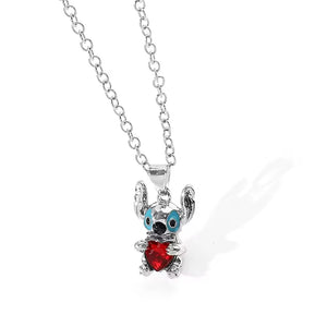 Cute Cartoon Necklace 02acxx020425 Love Heart Pendant - Necklace - GoDuckee