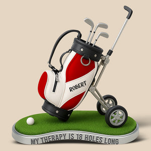 Golf Therapy Acrylic Plaque - Personalized Gifts For Golf Lovers 01ohqn260625 - Shaped Plaques - GoDuckee