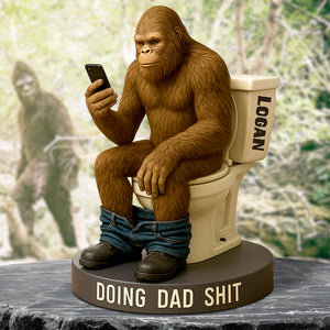 Big Foot Dad Doing Acrylic Plaque - Personalized Gifts For Dad 04ohdt070525 - Shaped Plaques - GoDuckee