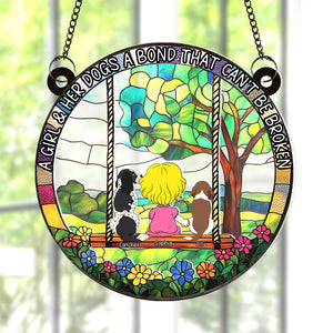 Personalized Gifts For Dog Lovers Suncatcher Ornament, Bond That Can't Be Broken 02tgqn190225hg - Ornament - GoDuckee