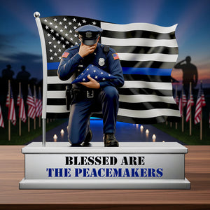 Police Honoring Acrylic Plaque Personalized Gifts For Police 02OHDT100625 - Shaped Plaques - GoDuckee