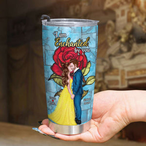 Personalized Gifts For Couple Tumbler I Am Enchanted By You - Tumbler Cups - GoDuckee