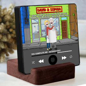 Custom Music Fridge Magnet Gifts For Couple 02qhtn301224hg I Can't Live Without You - Fridge Magnet - GoDuckee