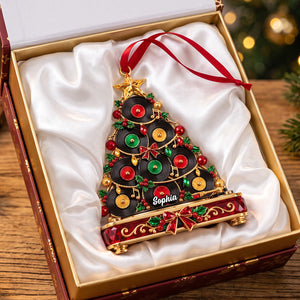 Vinyl Record Christmas Ornament - Personalized Gifts For Christmas 04natn161026 - Ornament - GoDuckee
