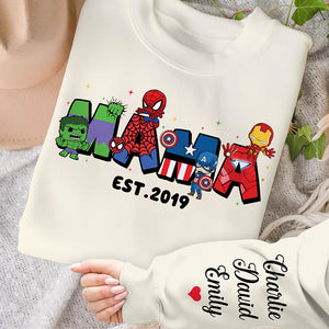 Personalized Gifts For Mom Shirt Mama Cartoon 01OHQN220325 - AOP Products - GoDuckee